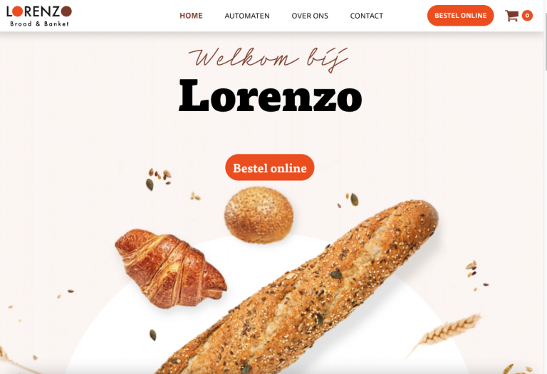 bakkerij lorenzo website